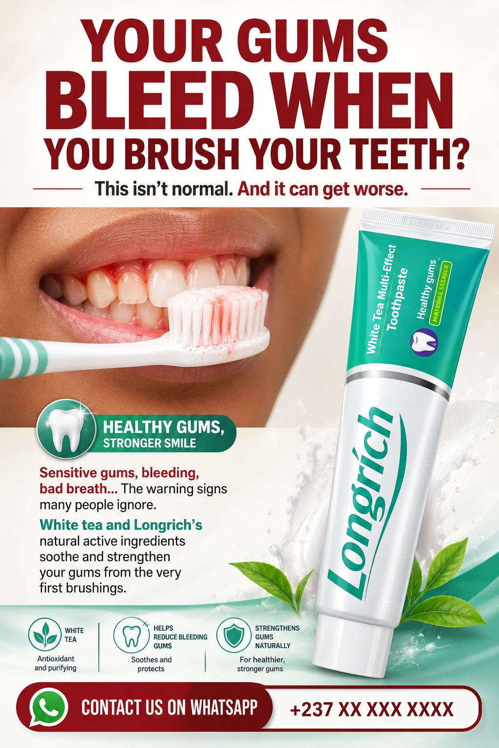 Premium Whitening Toothpaste for Healthy Teeth